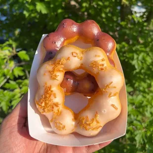 Blueberry (back) Coconut (front)