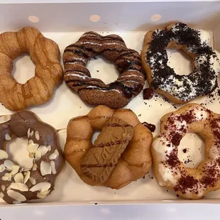 donuts, food, dough desserts