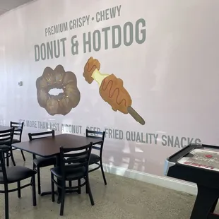 a donut and hotdog restaurant