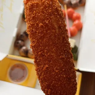 Original mozzarella corn dog