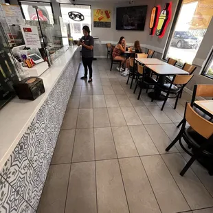 interior, sushi and sashimi