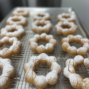 doughnuts on a cooling rack