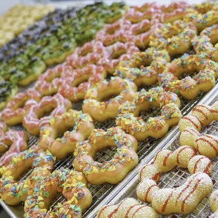  a variety of doughnuts