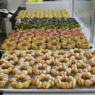  a display of pastries