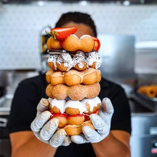 Mochi-donuts