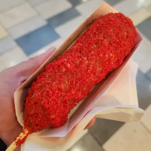 Hot Cheetos Mozzarella, bucket list item lol