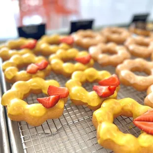 a variety of doughnuts
