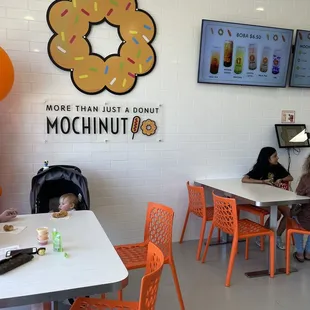 Inside, menu station