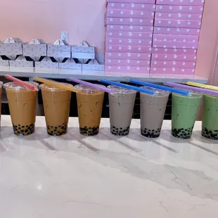 Yay! They&apos;re not out of boba today. I did come early before noon though