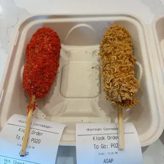 Crispy Ramen Beef Corn Dog