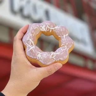 Ig:@eat_with_jeleneeee | Ube mochi donut