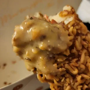 Garlic parmesan sauce is a NO on this one lols