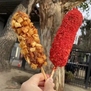 Hot Cheetos Hot Dog