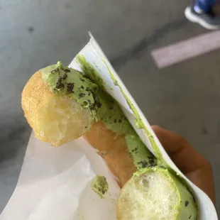 matcha donut