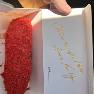 Hot Cheetos Cheese Hotdog