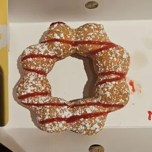 Strawberry Funnel Cake