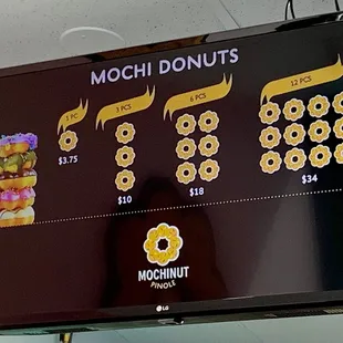 Menu as of 9/2023