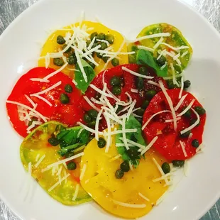 Heirloom Tomato Salad with capers