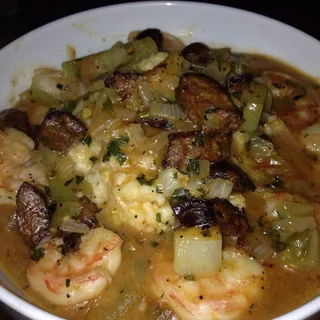 Shrimp & Grits, Andouille