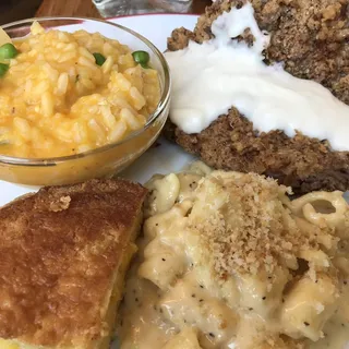 Chicken Fried Steak & Waffle