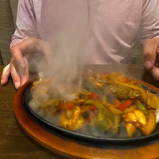Shrimp Fajitas