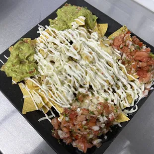 nachos, food