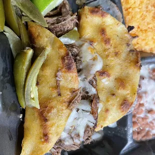 Shredded Beef Taco Plate