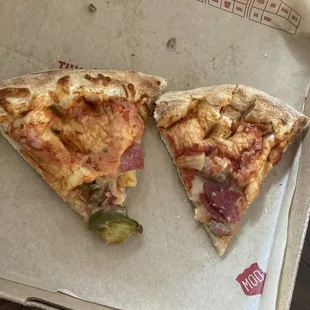 Trash ass pizza.