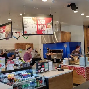 customers at the counter