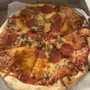 pizza, food