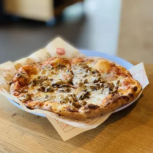 pizza, food