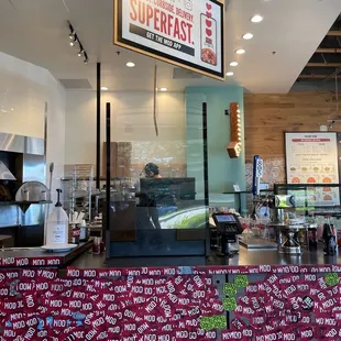 a super fast food restaurant