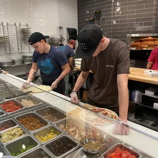 sushi and sashimi, interior