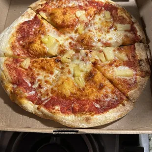 Almost no pineapple