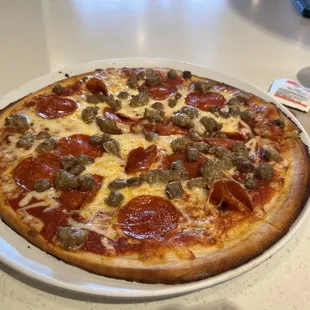 Gluten Free Meat Pizza