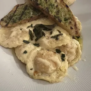 Butternut squash ravioli