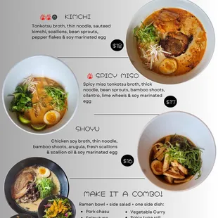 RAMEN MENU