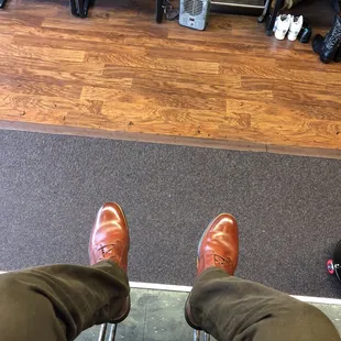 Shoes look brand new after a night out of celebrating. Thank you James Espinoza for the excellent work!