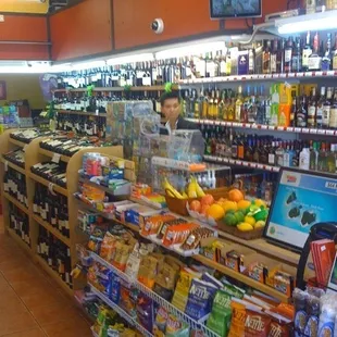 a man in a grocery store