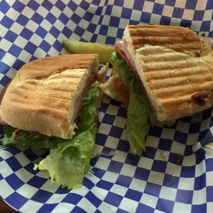 Spicy Sicilian. Might not look like much in this photo but trust me. One of the best sandwiches of all time!!