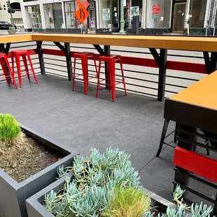 Outdoor seating
