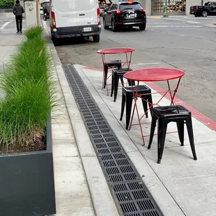 Outdoor seating