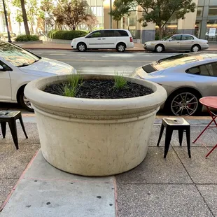 Outdoor seating - couple tables outside