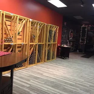 a wine cellar