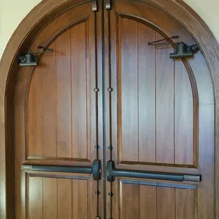 Door and hardware installed