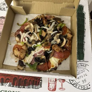 Everything Pizza 8 inch