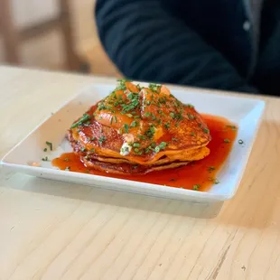 Red pepper sonoracakes