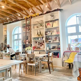 the interior of a store