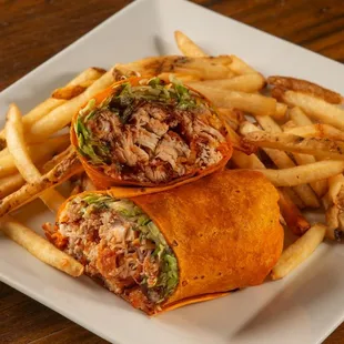 Spicy chicken wrap