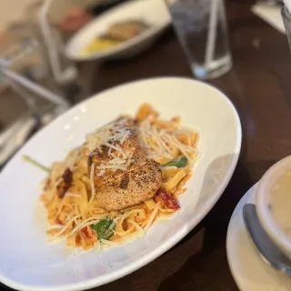 Salmon Fettuccine